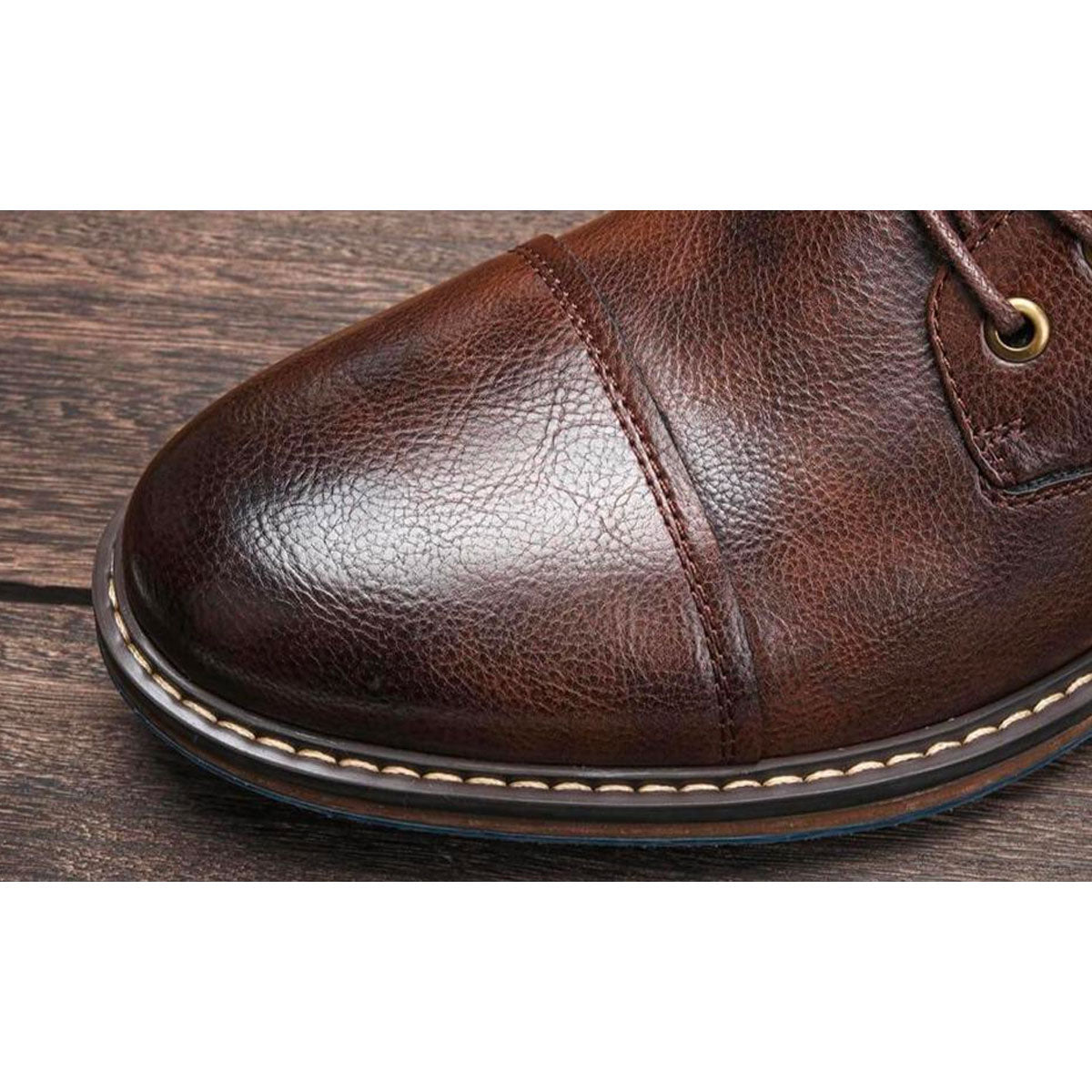 Aaron | Stivali Oxford in pelle premium fatti a mano