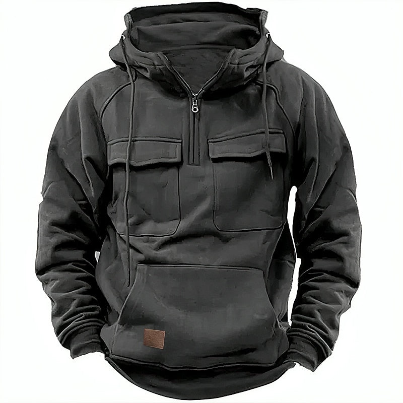 Xavier™ Prime - Hoodie invernale comodo con cerniera