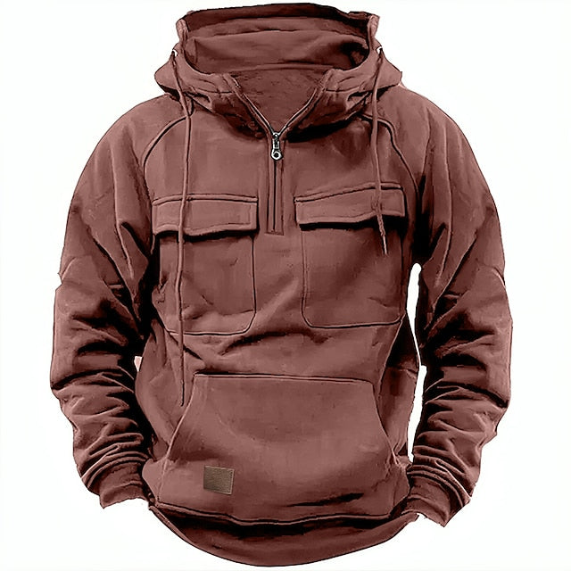 Xavier™ Prime - Hoodie invernale comodo con cerniera