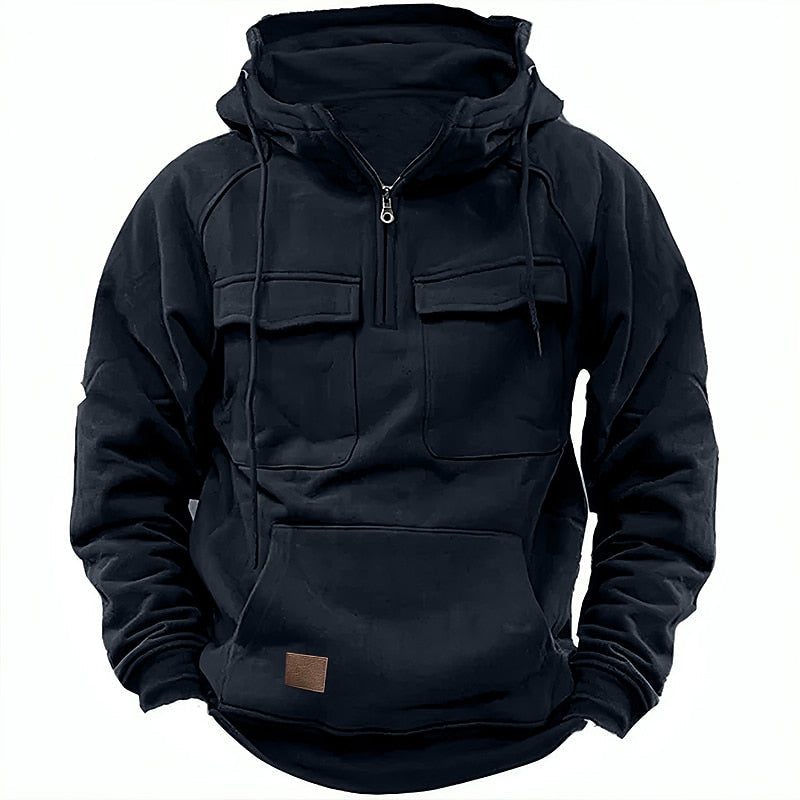 Xavier™ Prime - Hoodie invernale comodo con cerniera